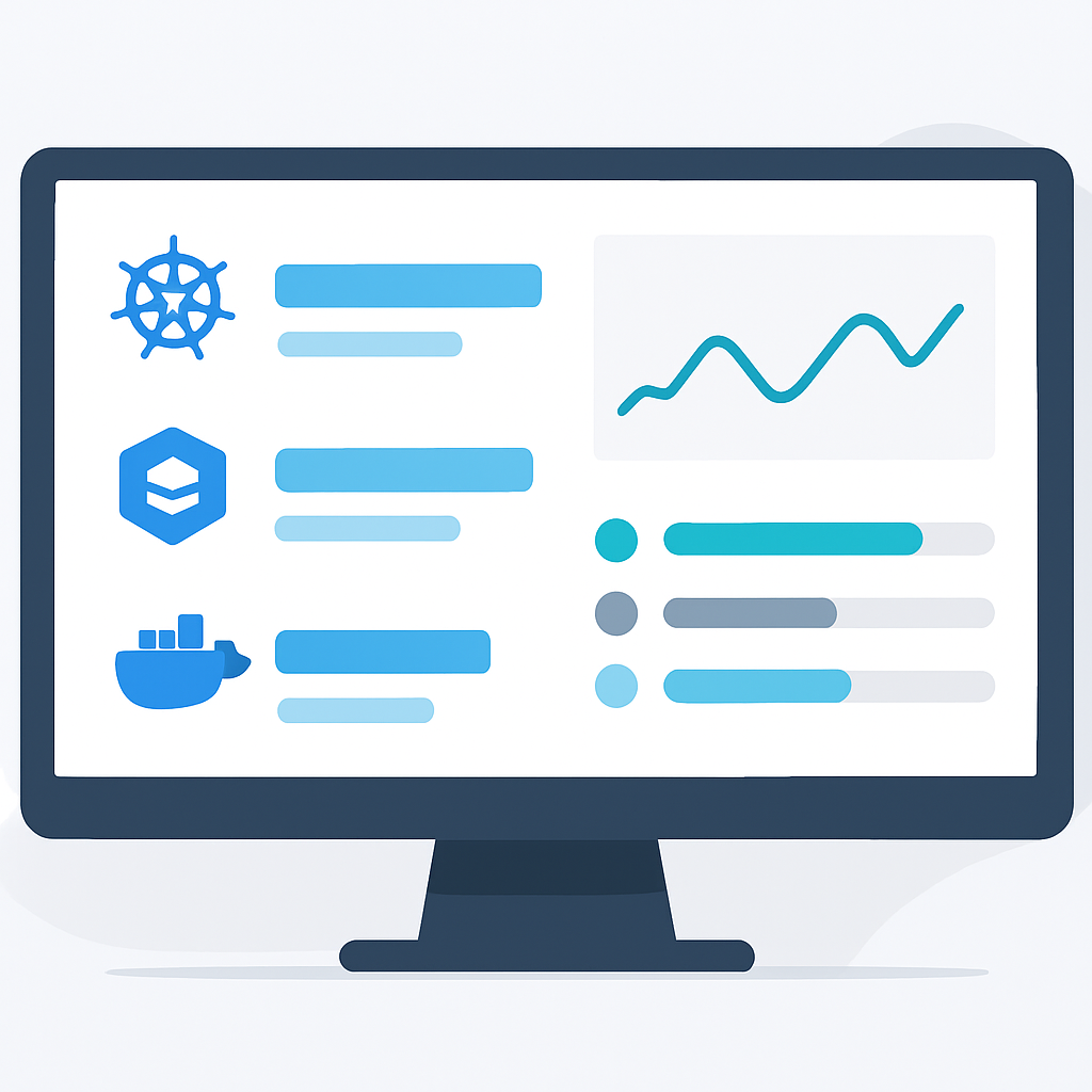 Container orchestration platforms comparison dashboard