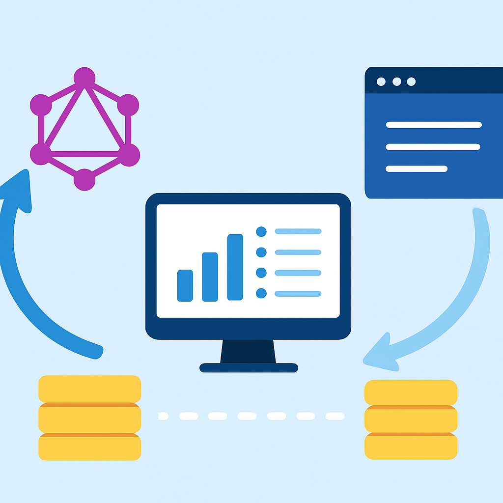 Real-time data flow comparison between GraphQL subscriptions and REST polling
