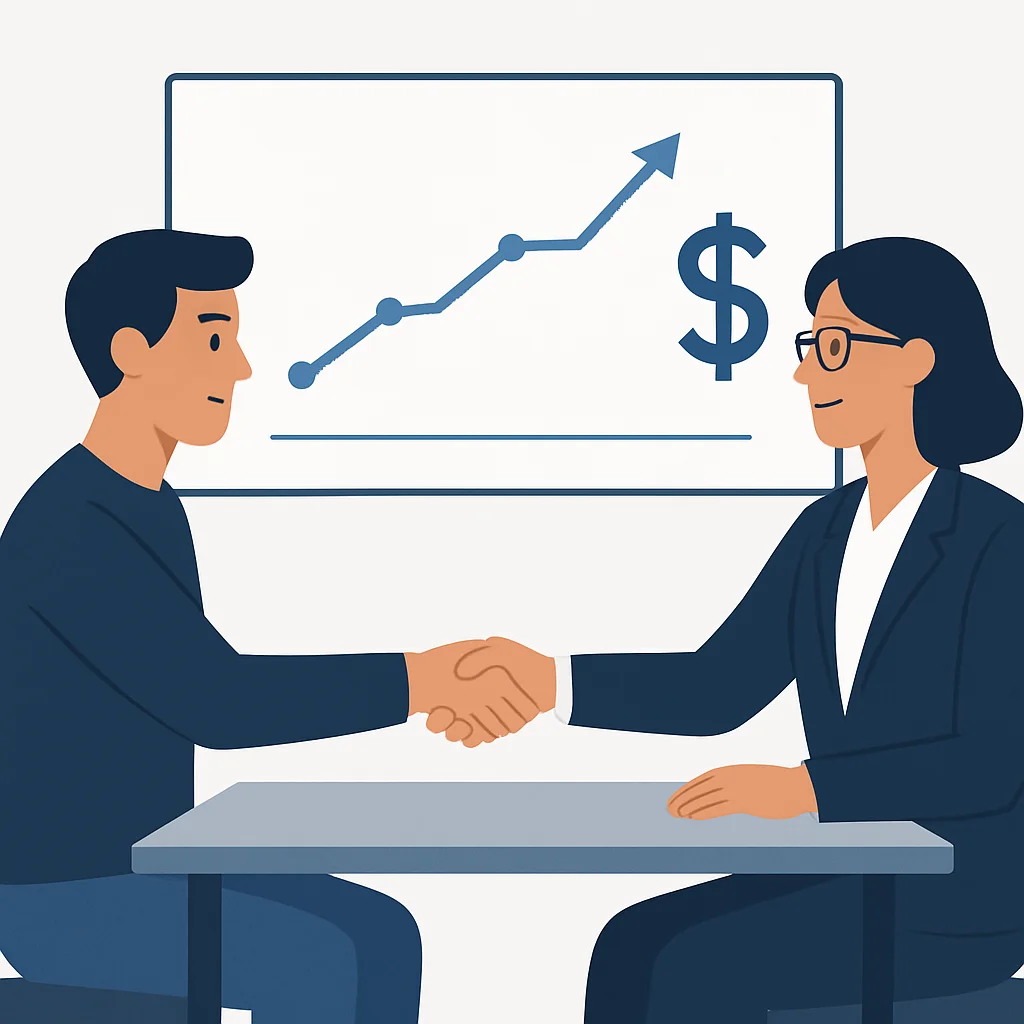 Developer salary negotiation success