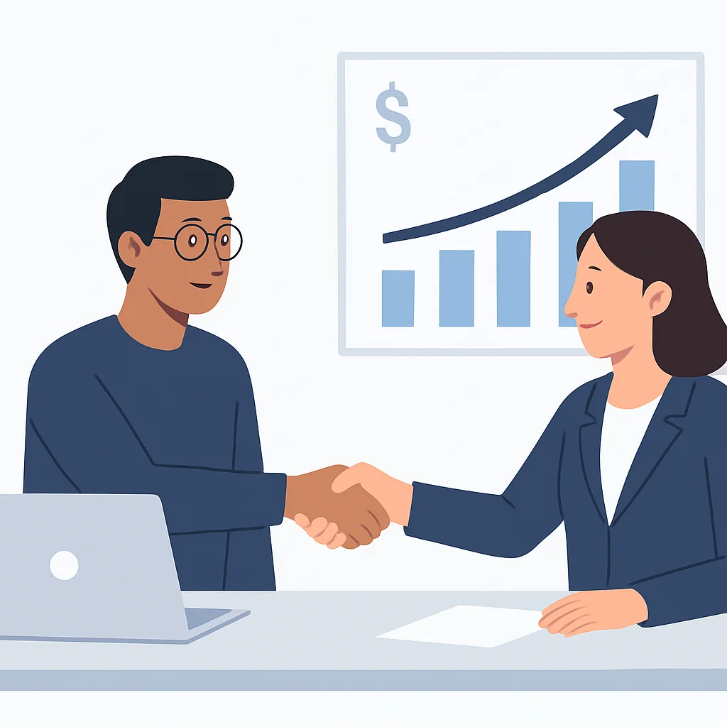 Developer salary negotiation success