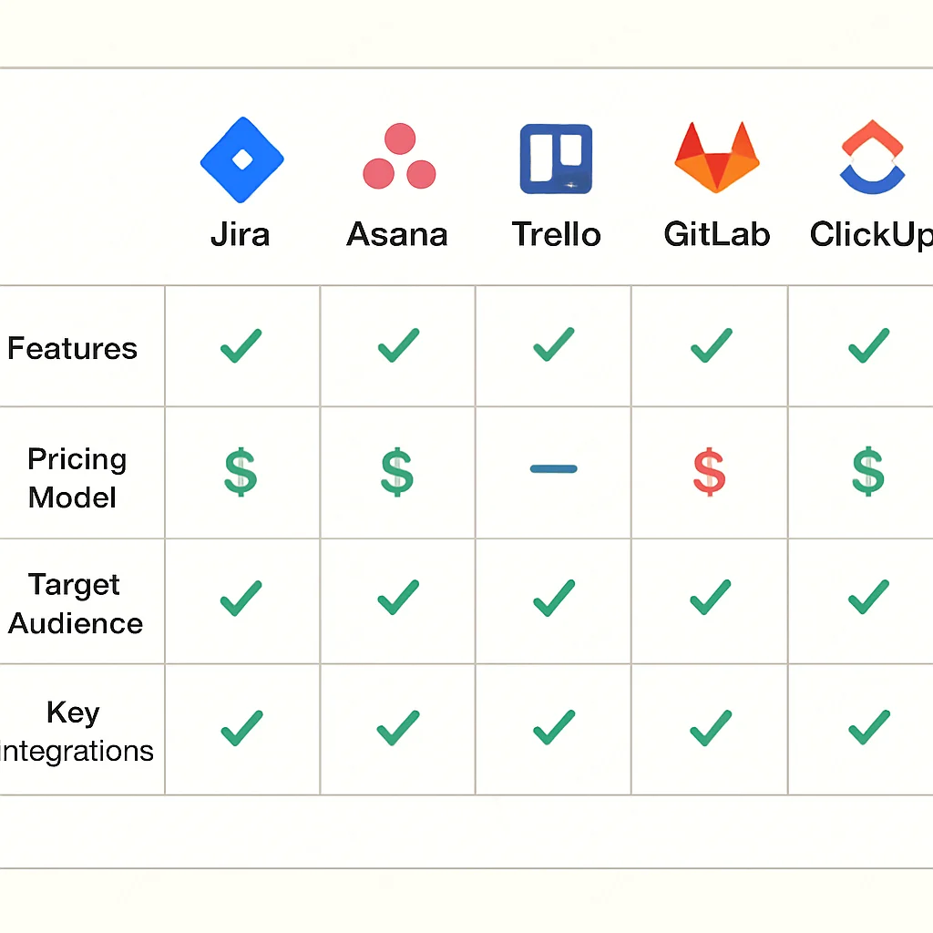 Project Management Tool Comparison Matrix 2026