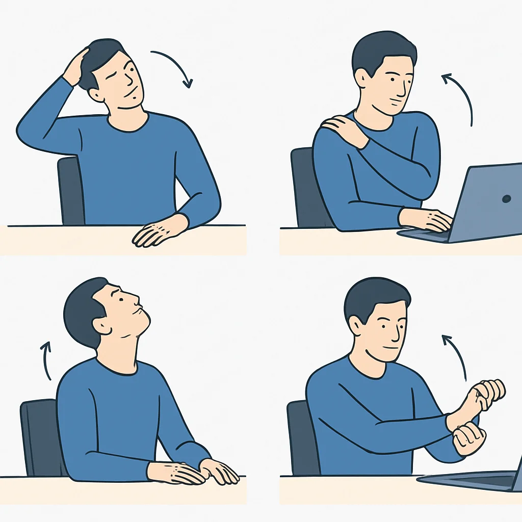 Desk exercises for developers