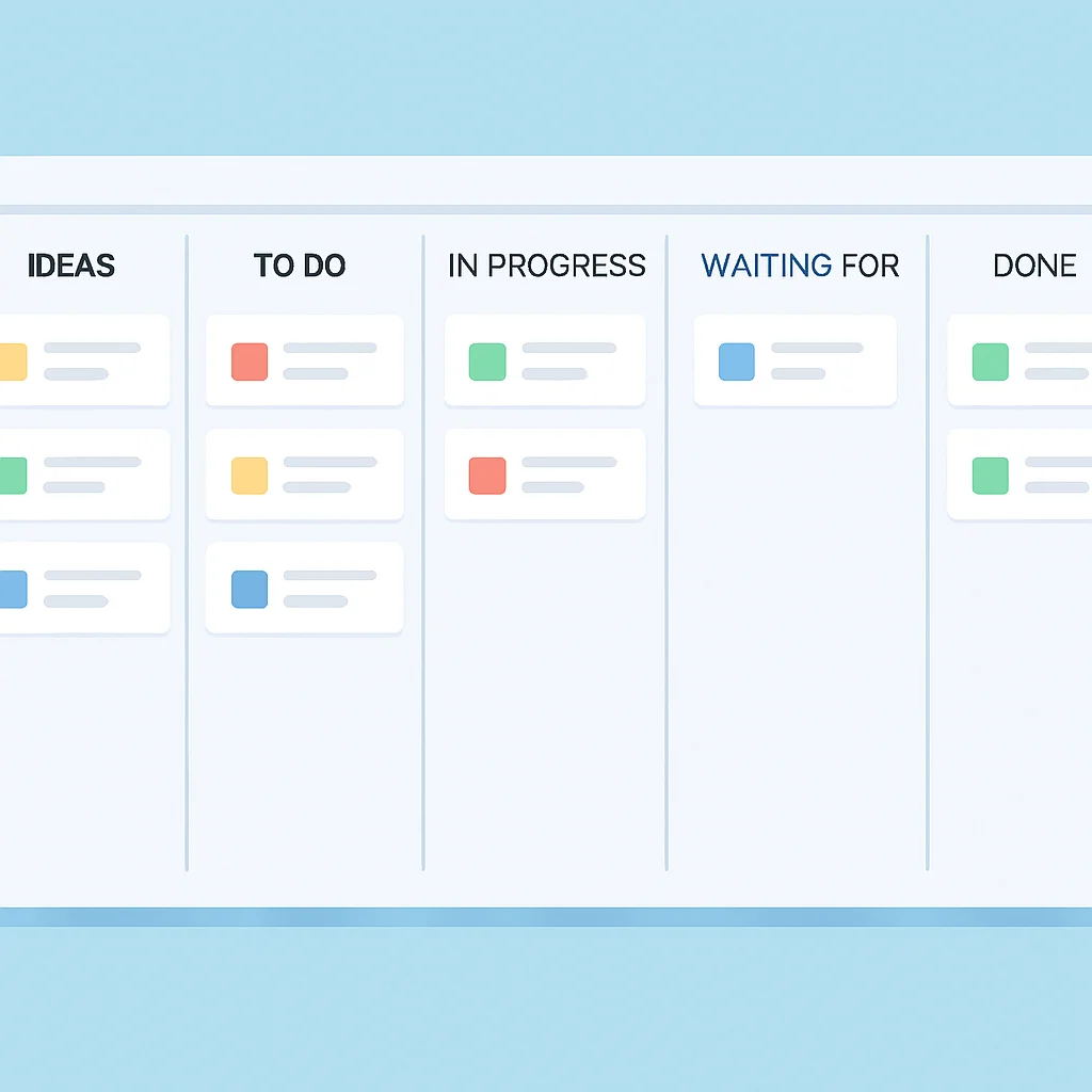Personal Kanban Board Example