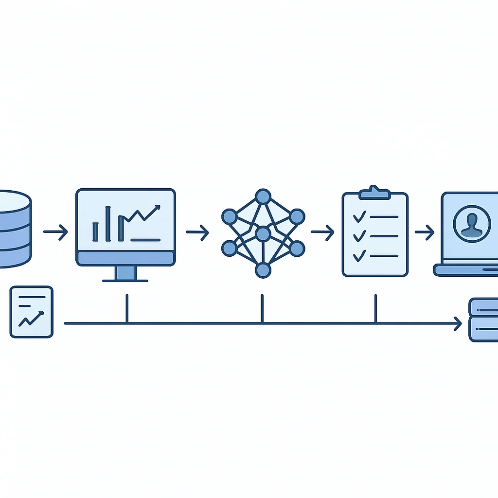 Credit risk MLOps pipeline architecture