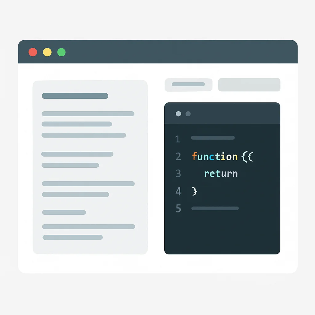 Online coding challenge platform UI