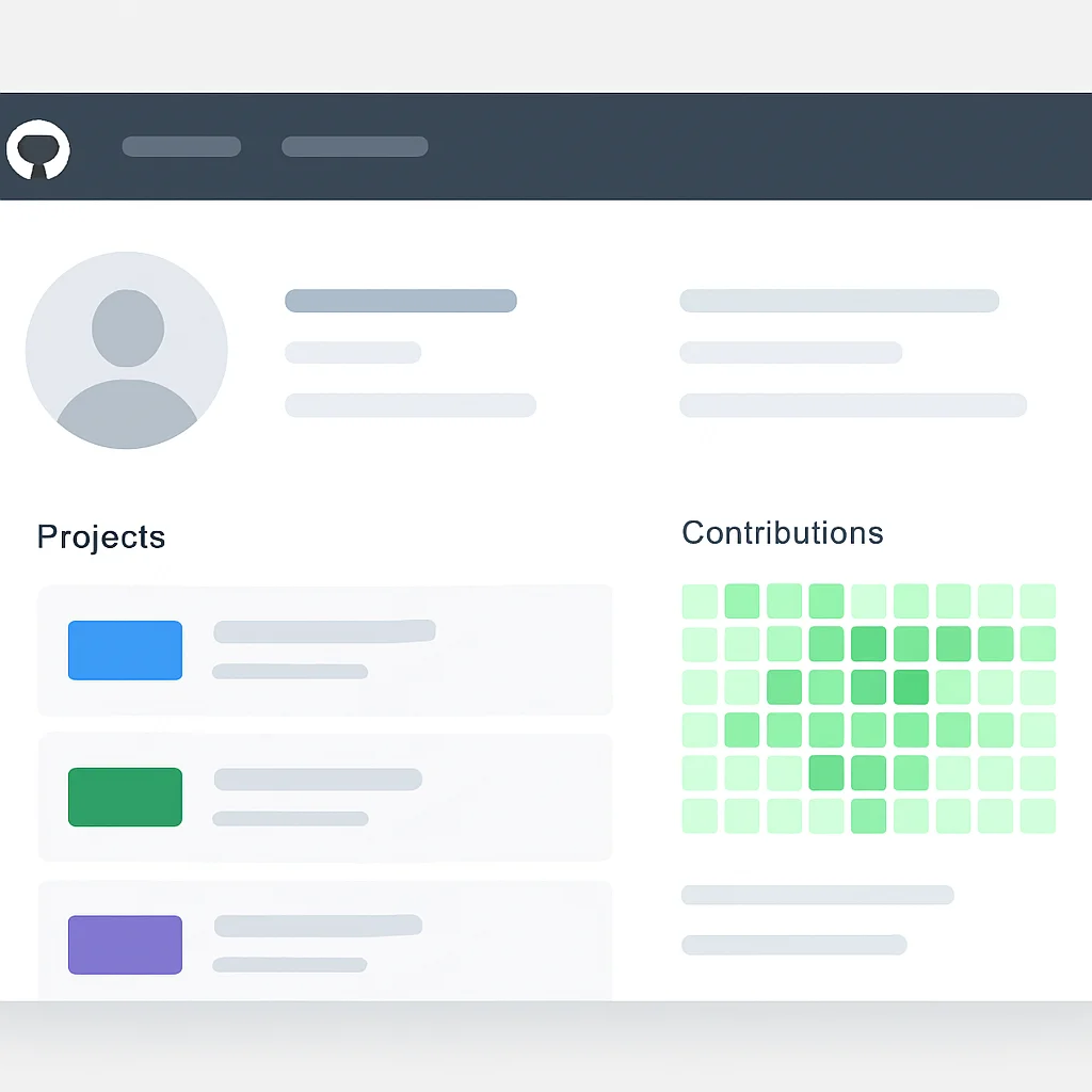 Example of a Strong Developer GitHub Profile