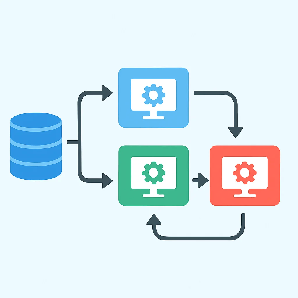 Saga pattern flowchart for microservices