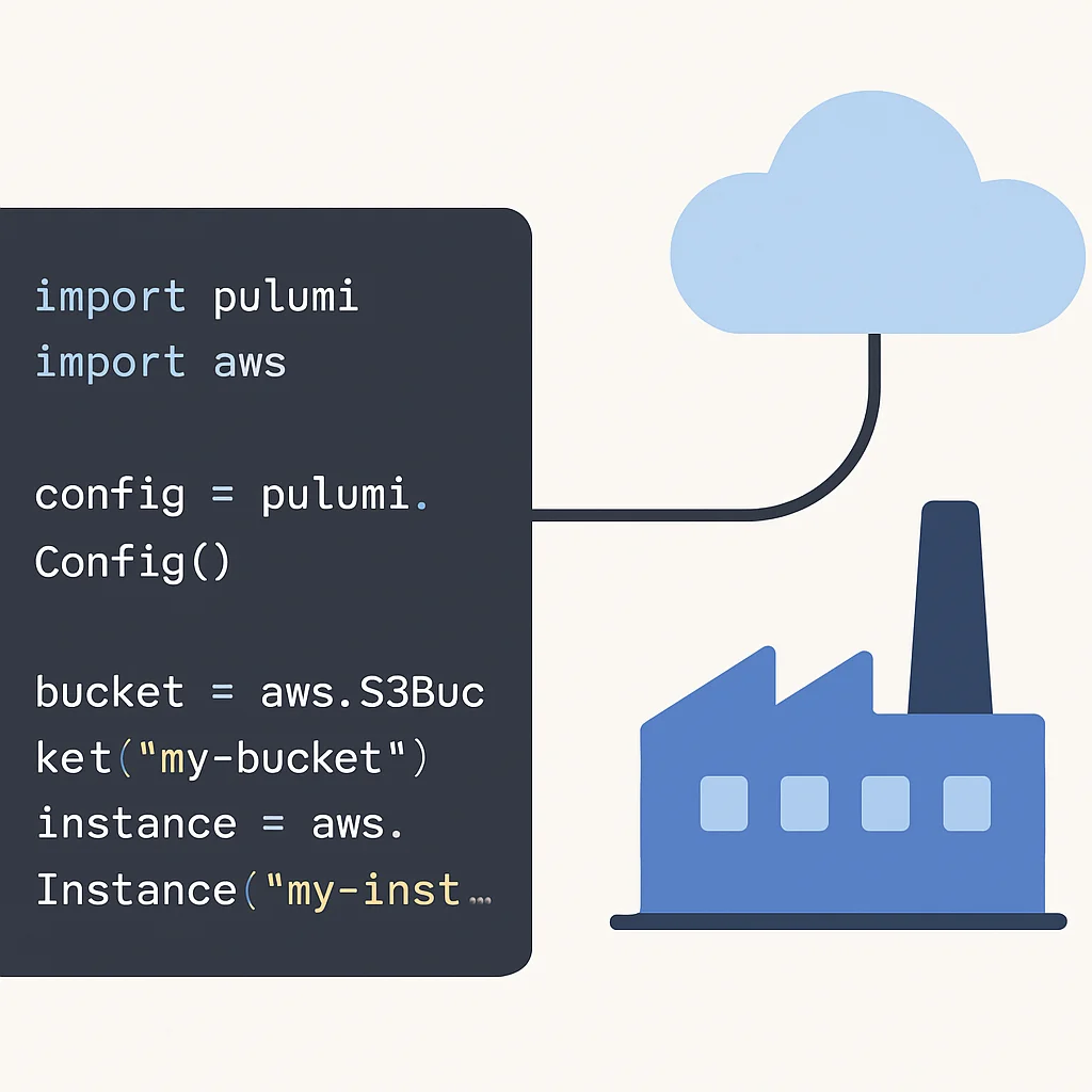 Pulumi infrastructure as code Python deployment