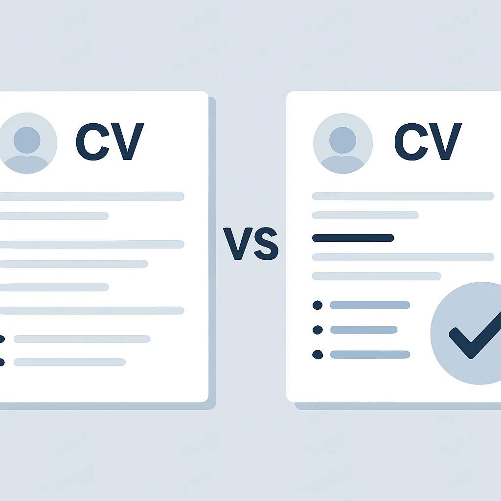Generic vs. Tailored CV Comparison