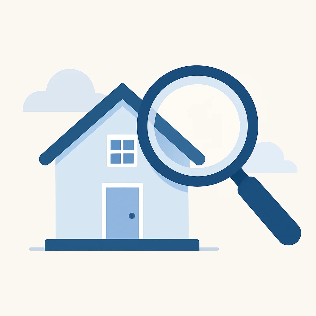 Due Diligence Real Estate Magnifying Glass