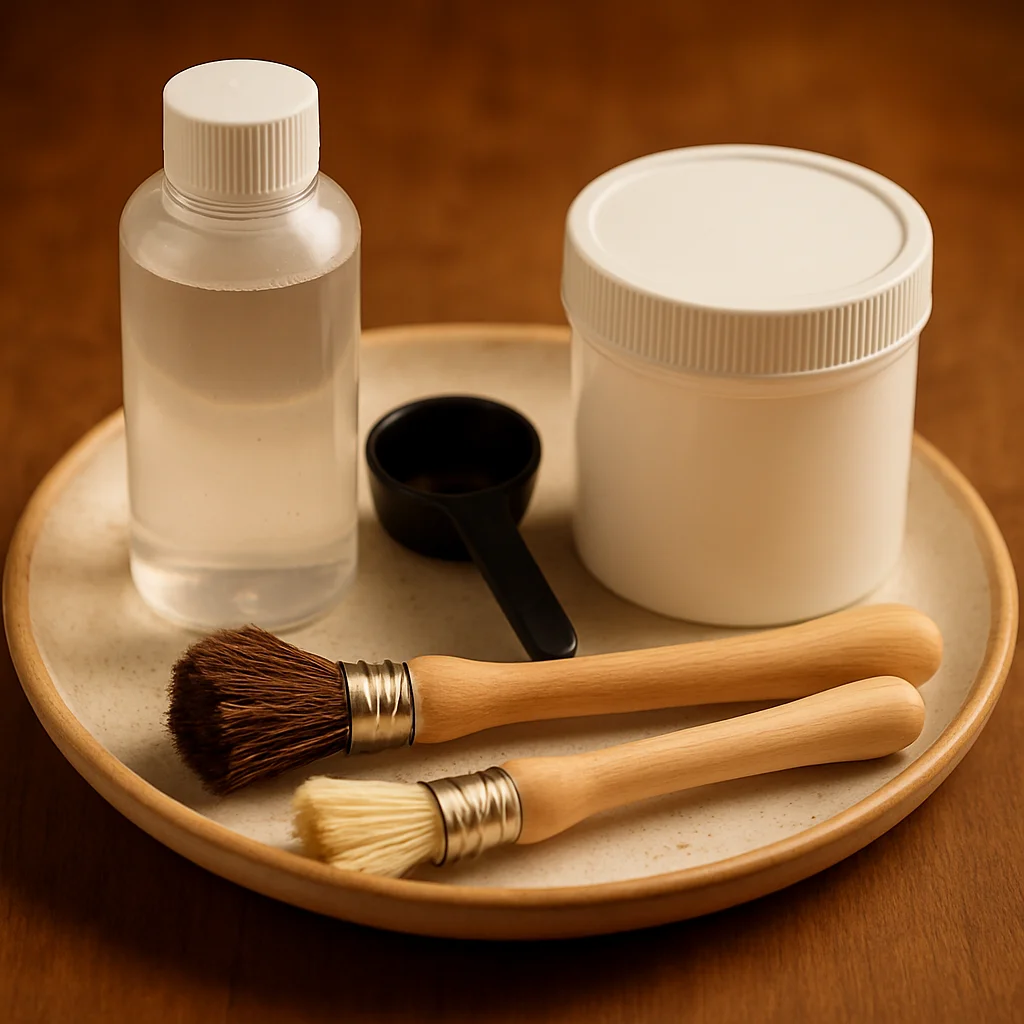 Espresso machine cleaning kit and accessories