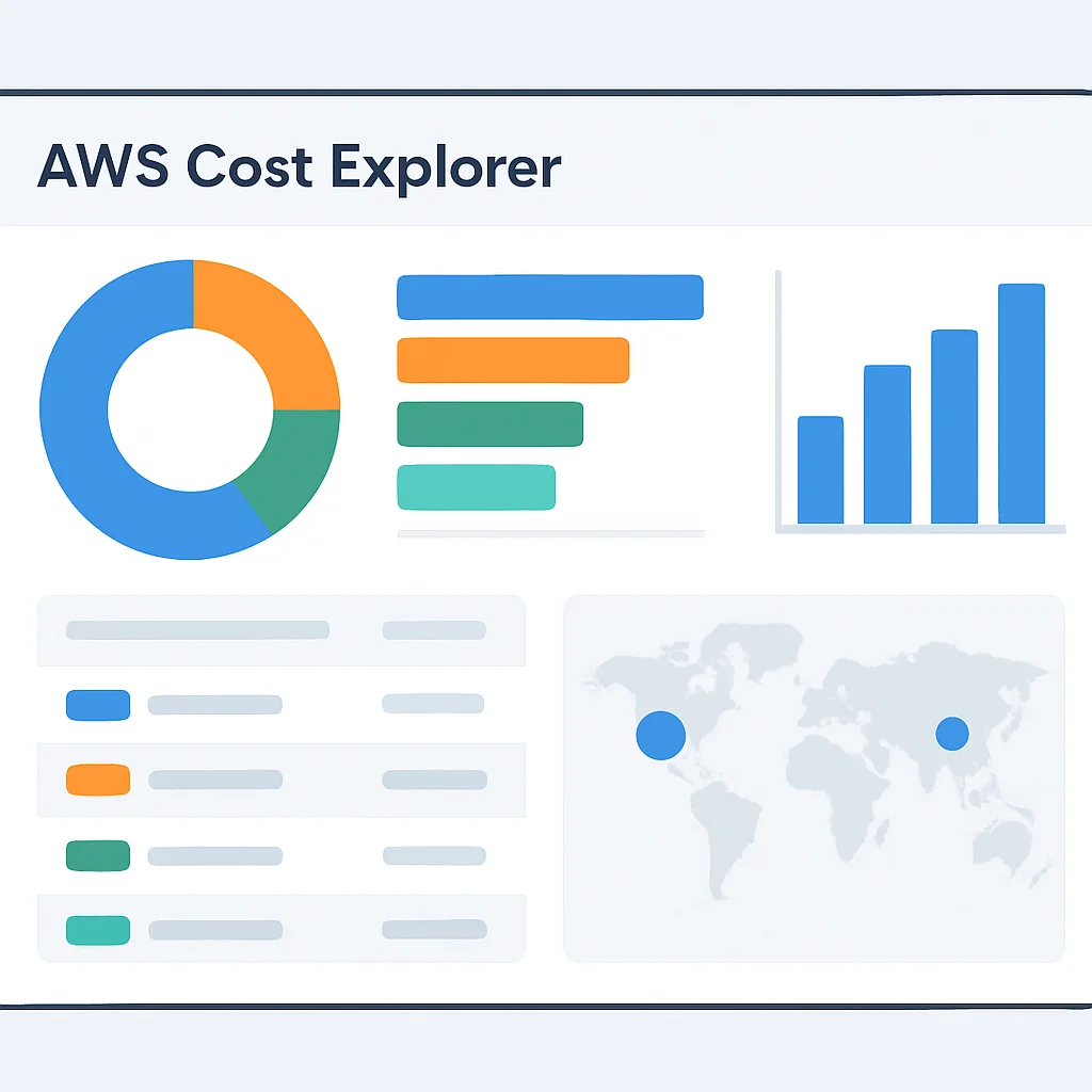 AWS Cost Explorer Dashboard zur Kostenanalyse und Optimierung