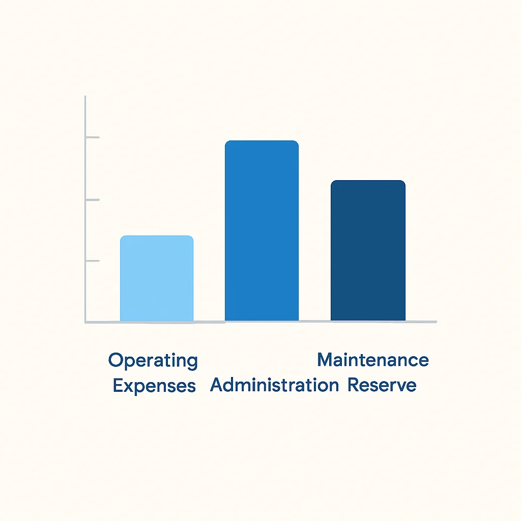 Bar chart illustrating WEG cost components