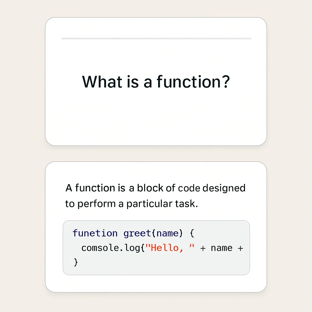 Anki card for programming concepts