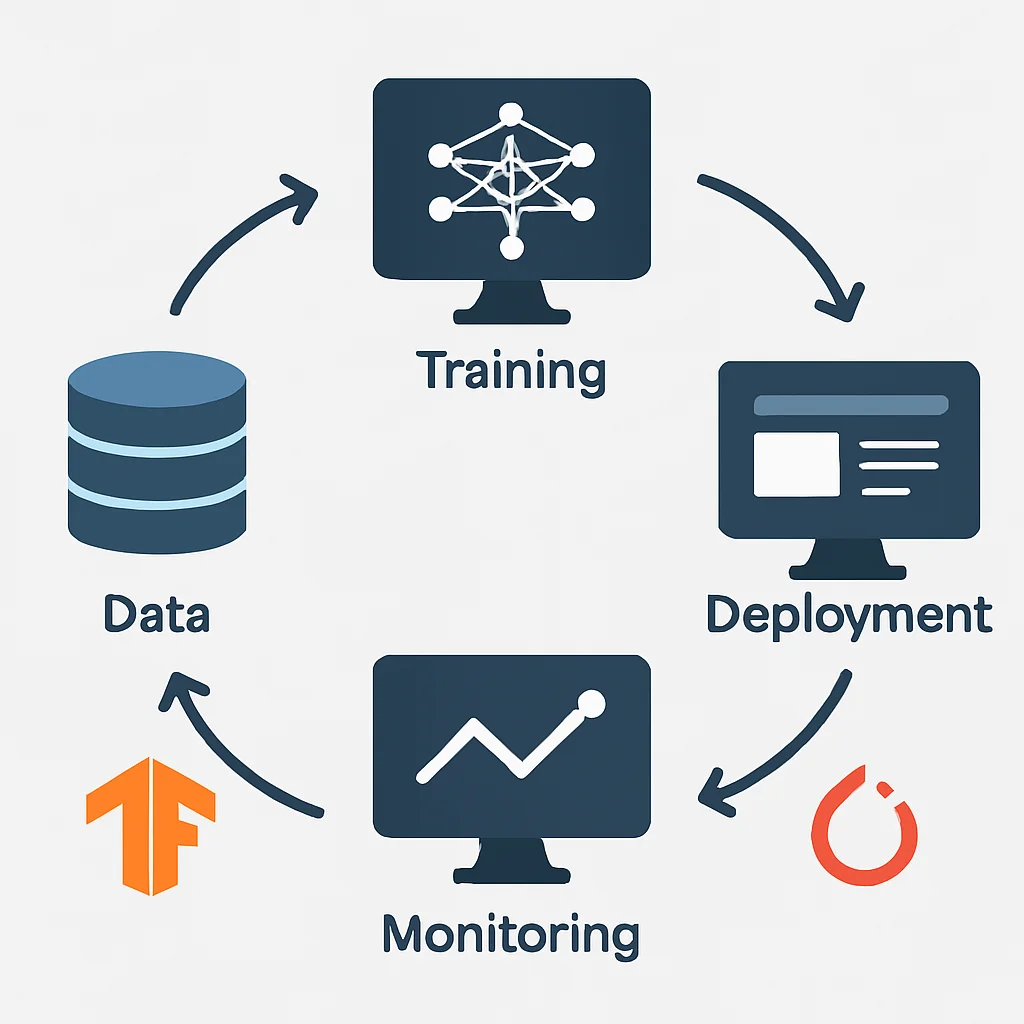 MLOps lifecycle integration with TensorFlow and PyTorch tools