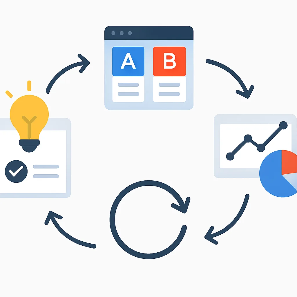 A/B Testing Process Flowchart