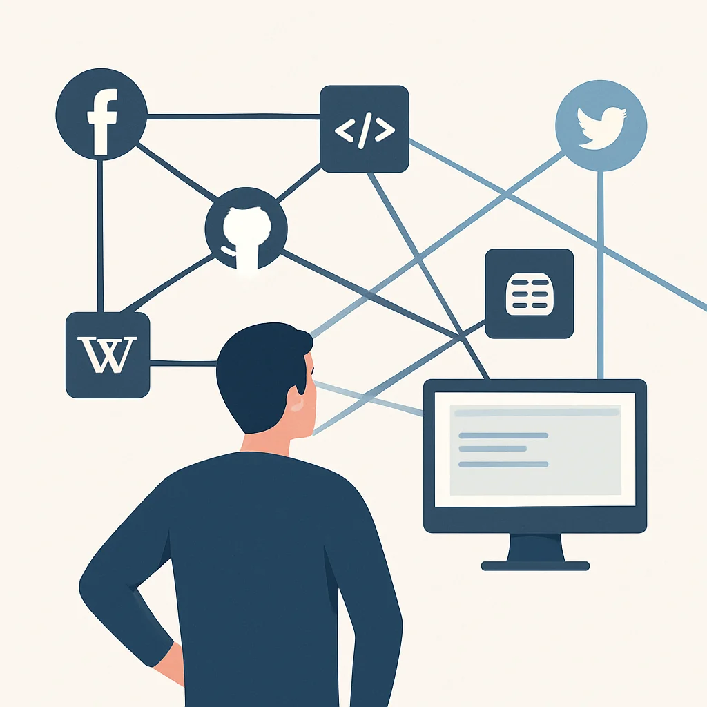 Developer personal branding pitfalls visualization
