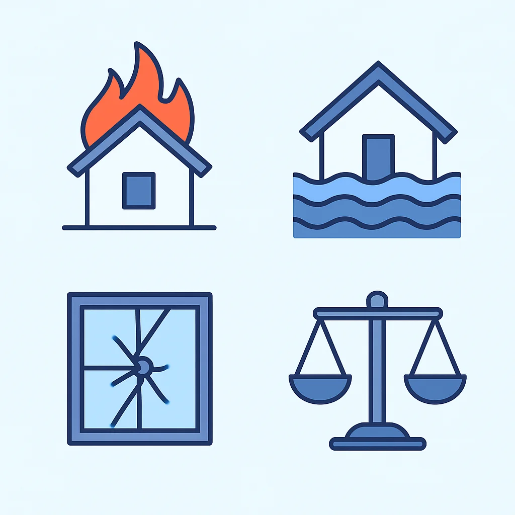 Landlord insurance types illustration