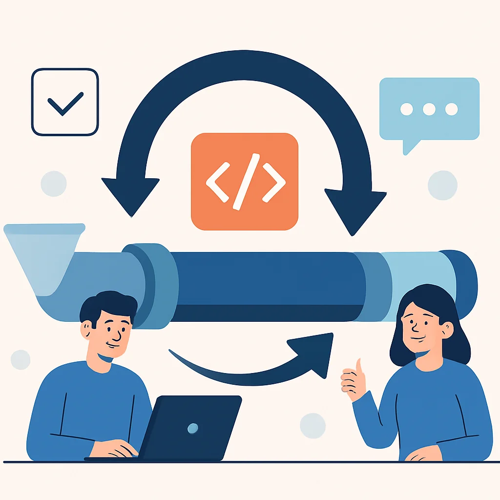 Agile software development with CI/CD
