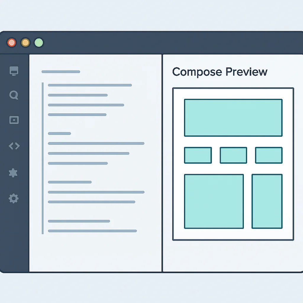 Android Studio Compose Preview Layout