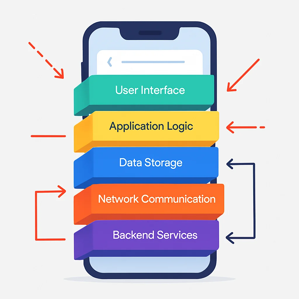 Mobile App Security Architecture Layers