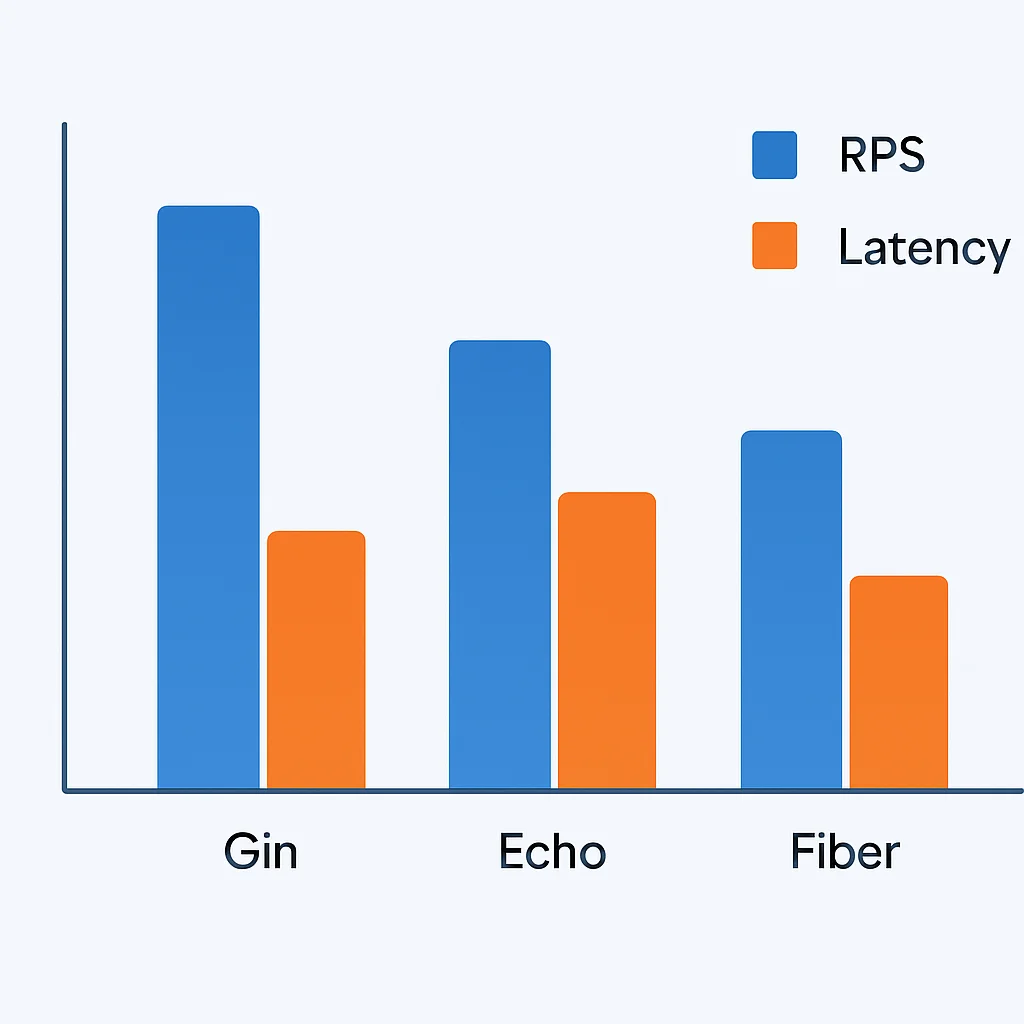 Go Framework Performance Benchmark Graph