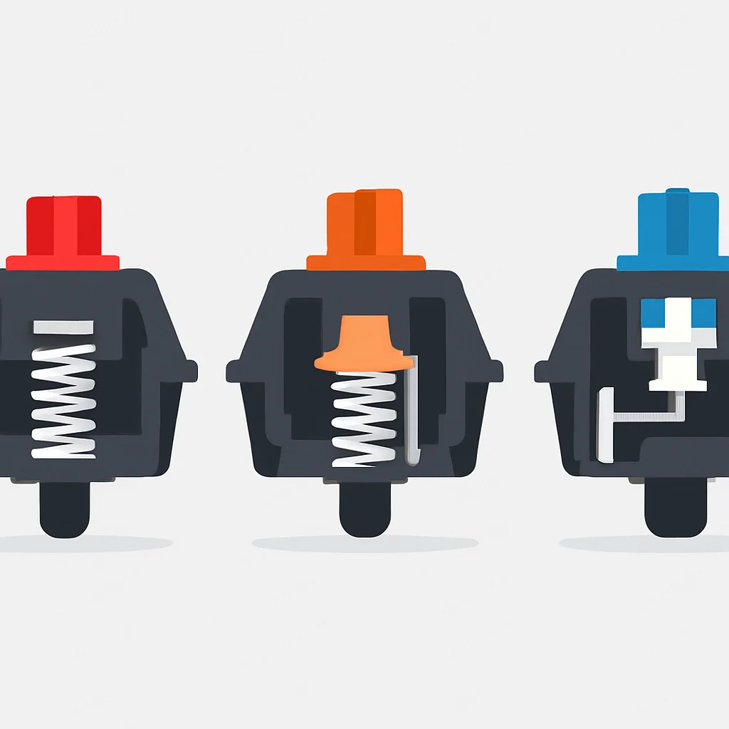 Mechanical keyboard switch types explained