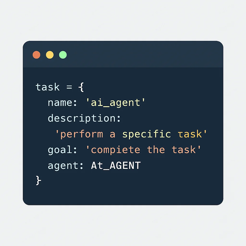 AI Agent Task Definition Example