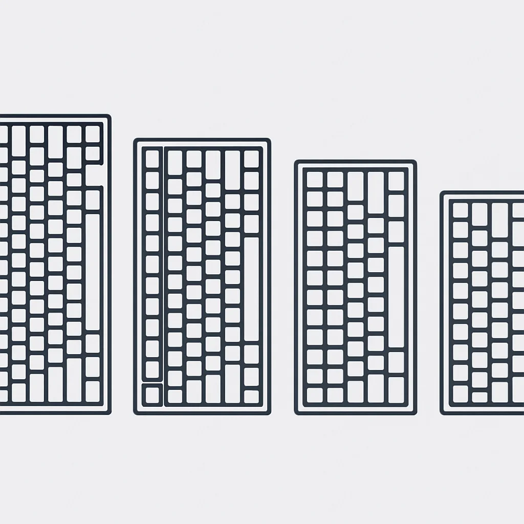 Mechanical keyboard form factor comparison