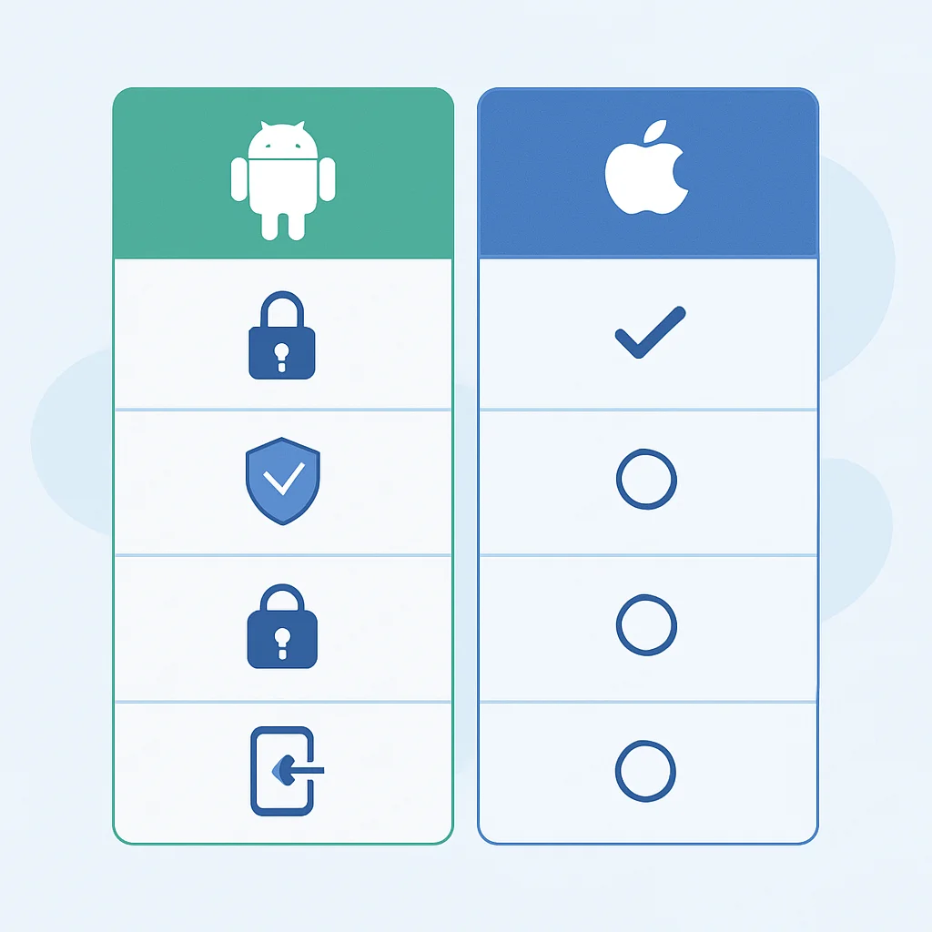 Android vs. iOS Security Features Comparison