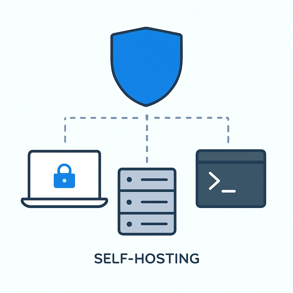 Bitwarden architecture with self-hosting and CLI
