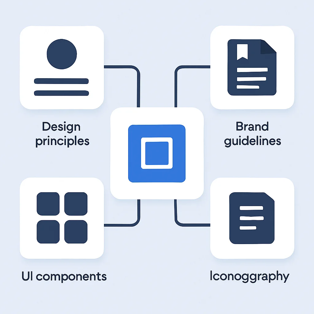 Design system architecture diagram