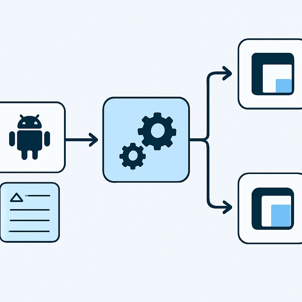 XML to Compose Migration Strategy Flowchart