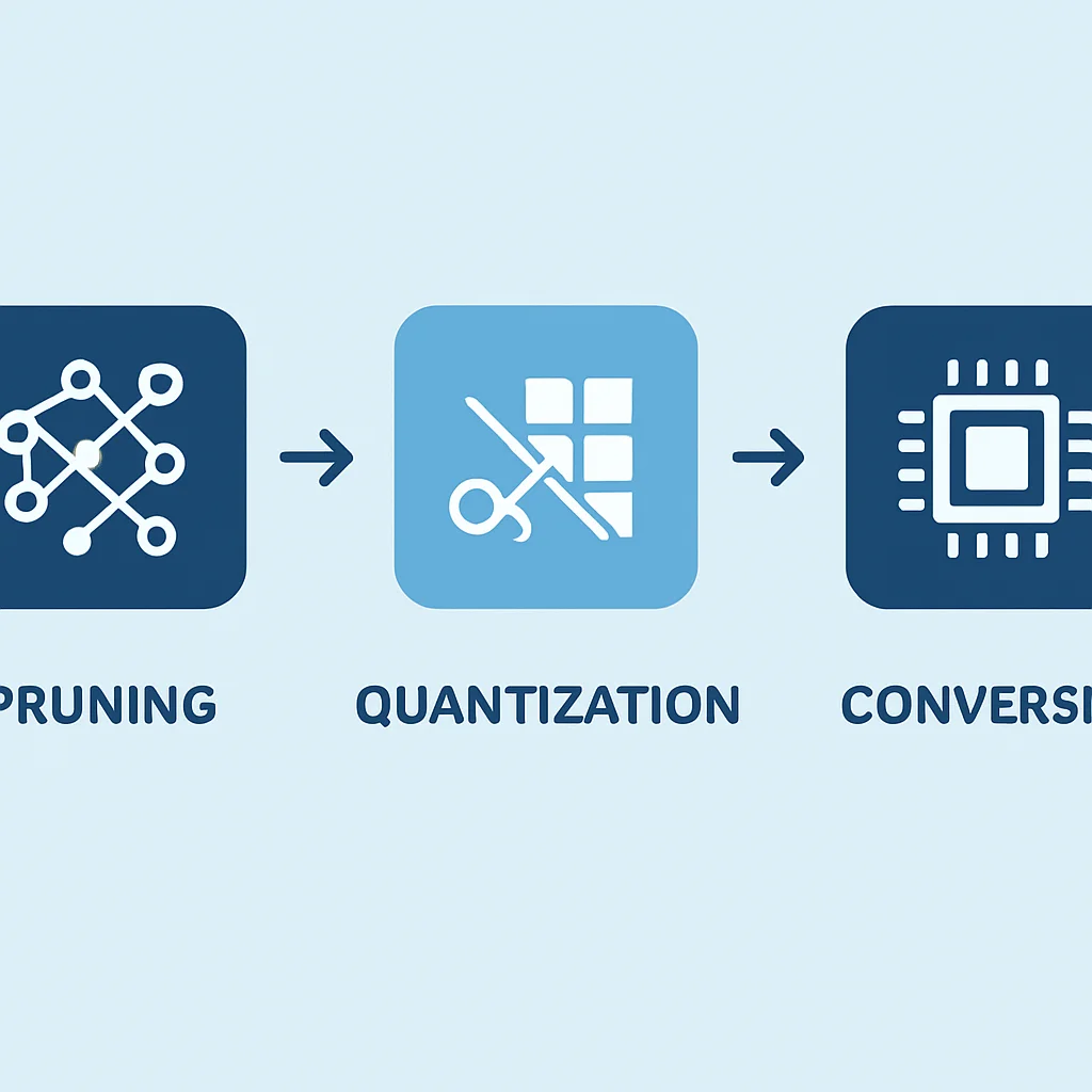 ML model optimization workflow for edge