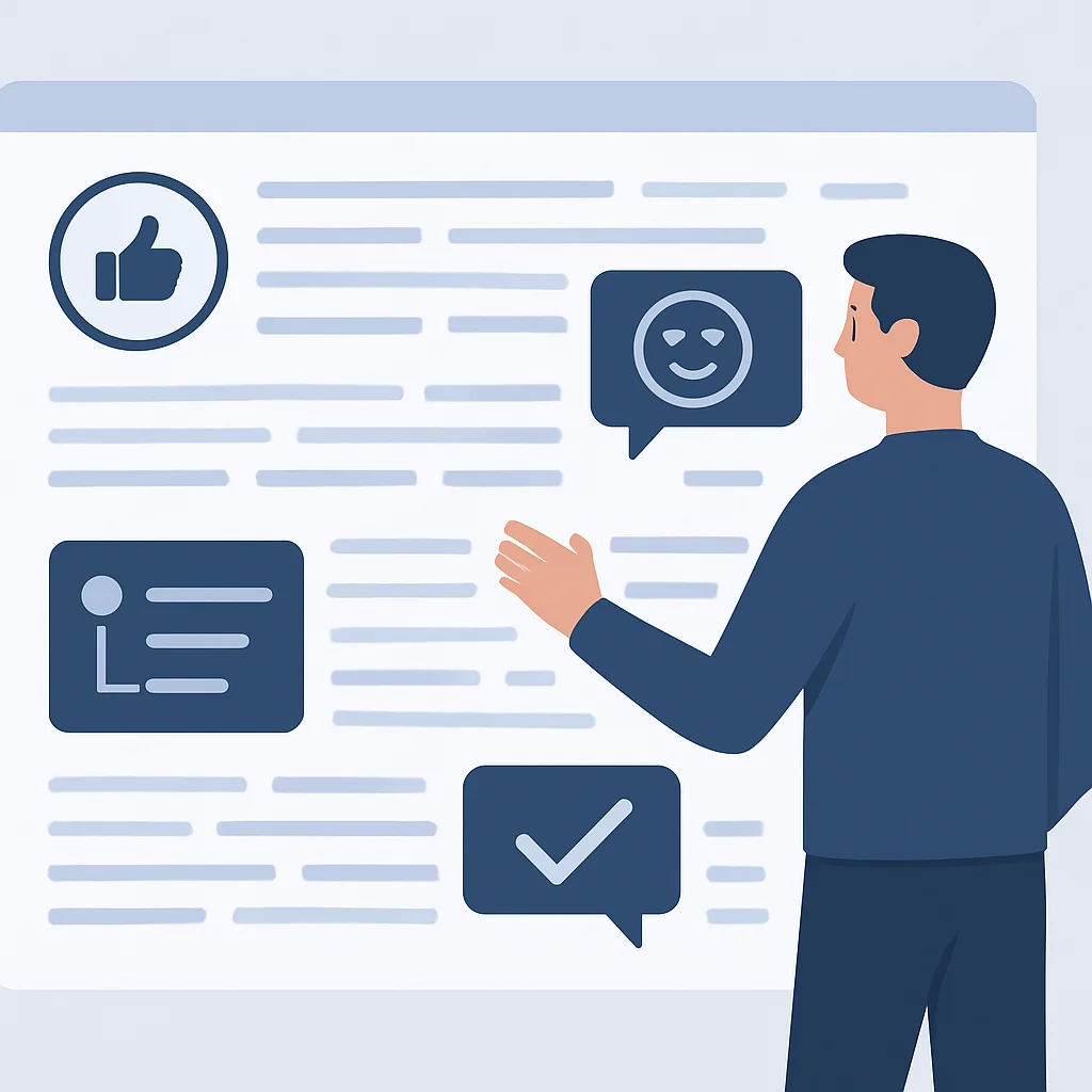 Data scientist analyzing text data with NLP concepts