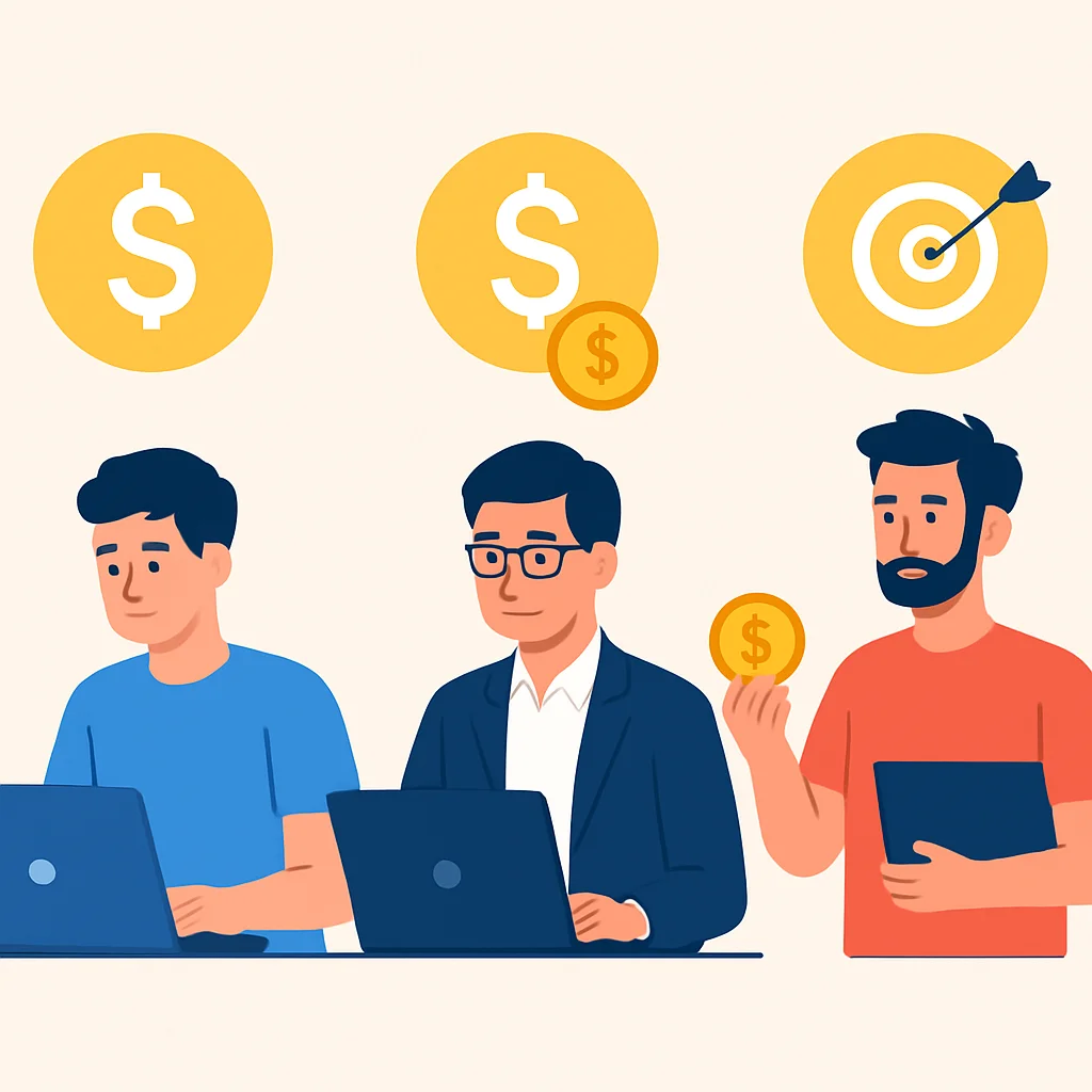 Developer financial profiles illustration