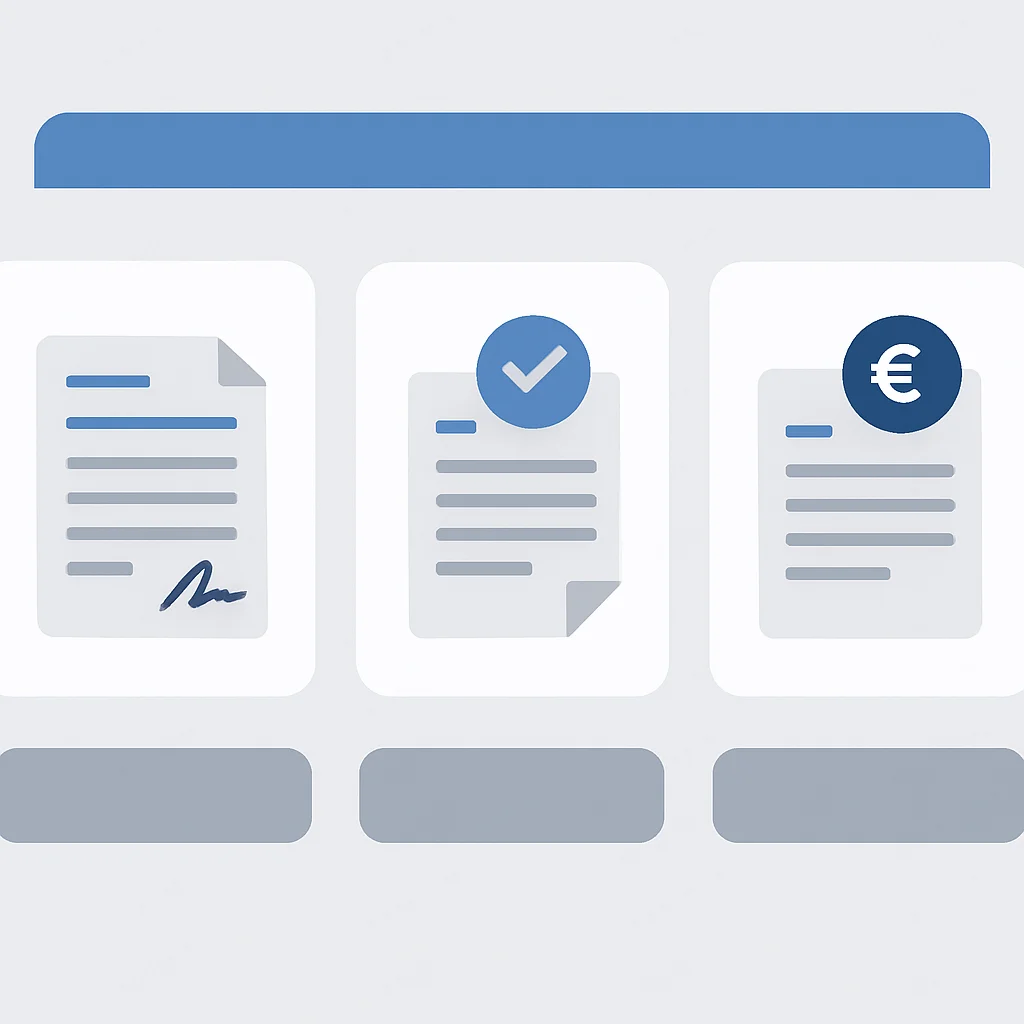 Infografik: Benötigte Dokumente für Kurzzeitvermietung in Deutschland