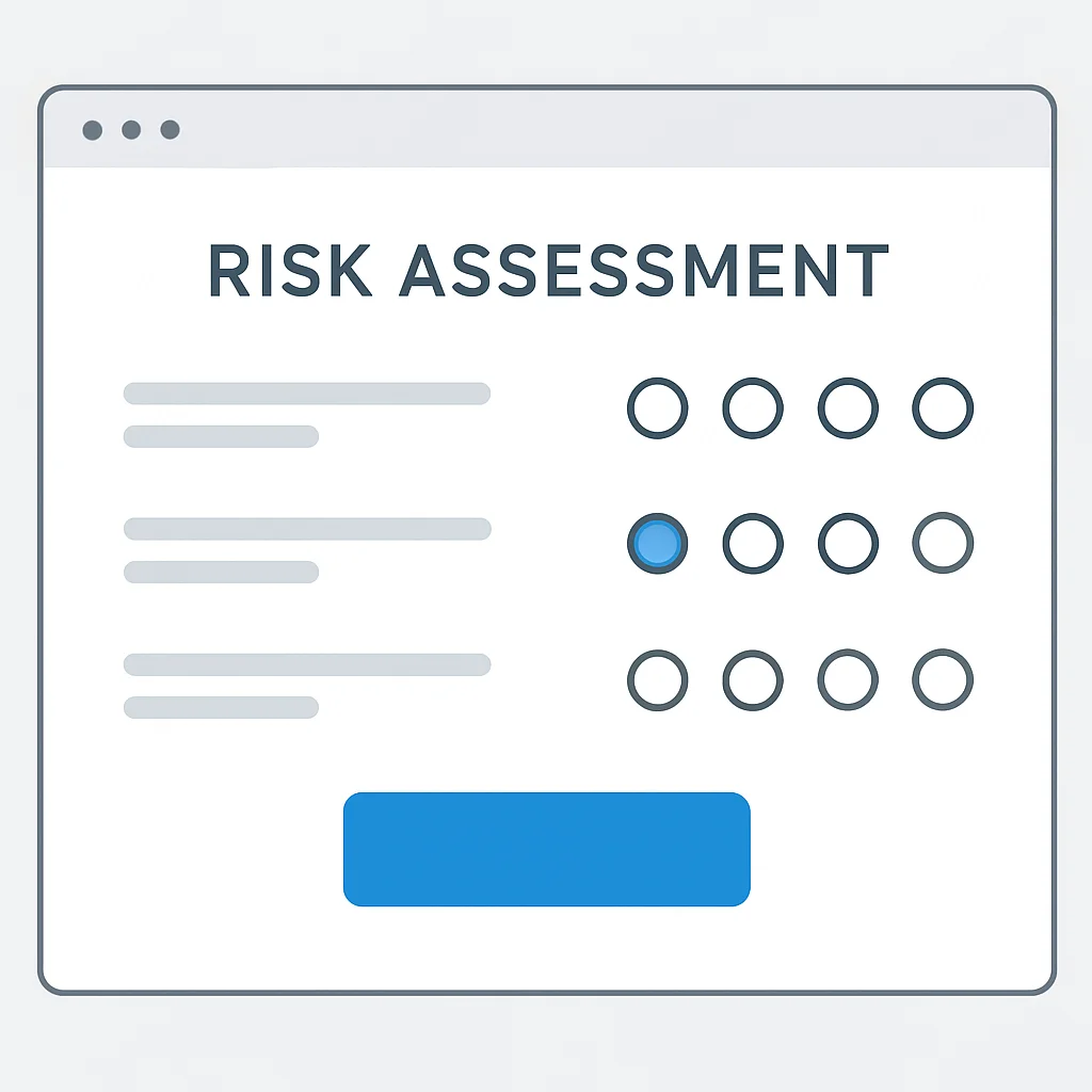 Robo-Advisor onboarding screen mock-up