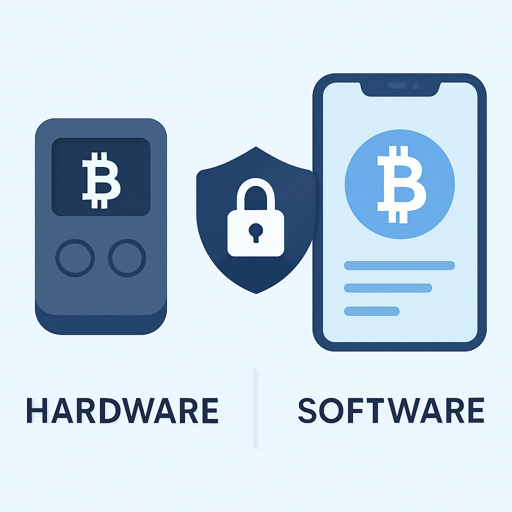 Hardware vs. software crypto wallets comparison