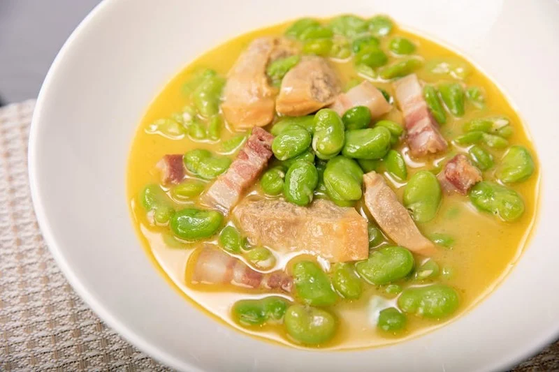 Badische Bohnensuppe mit Rauchfleisch