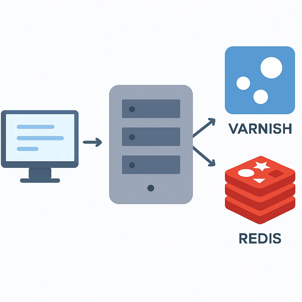 Diagramm zu serverseitigem Caching