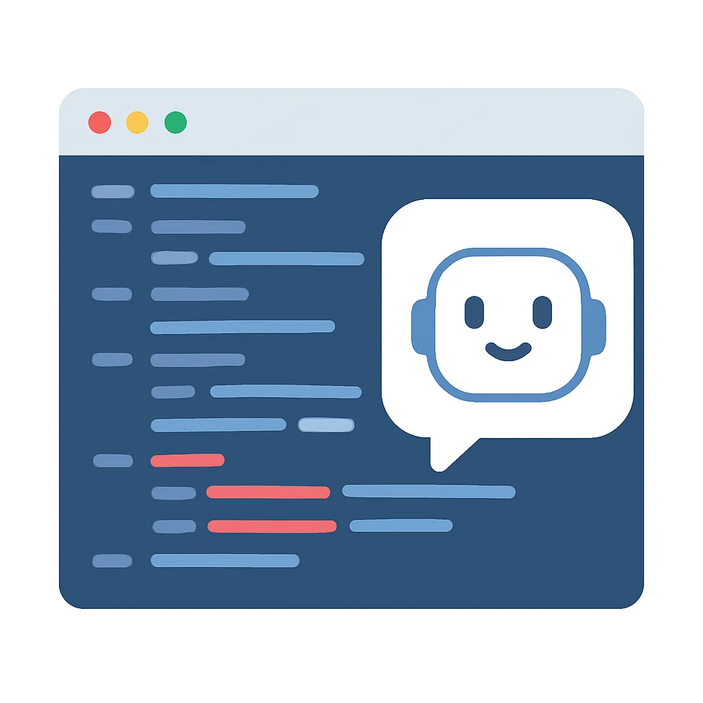 KI-Assistent in Code-Editor mit Echtzeit-Vorschlägen