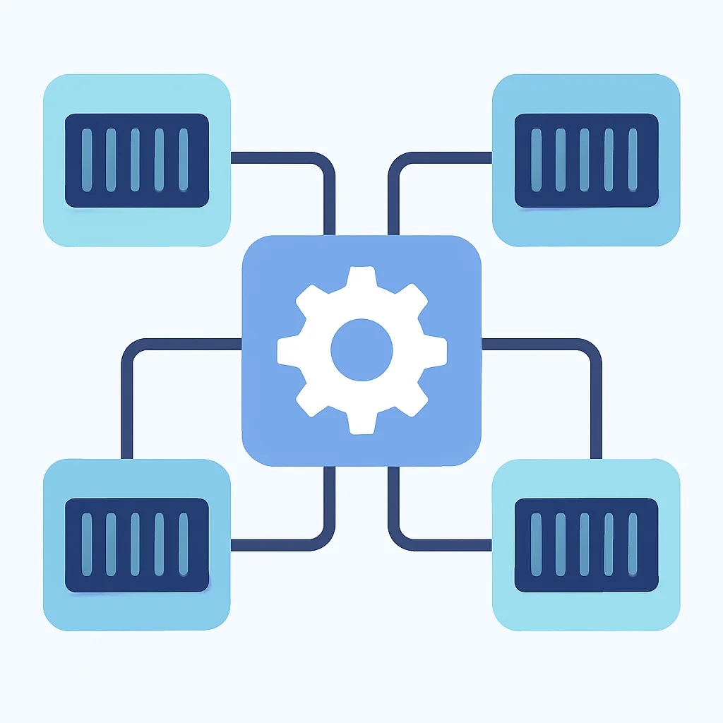 Architecture diagram of container orchestration