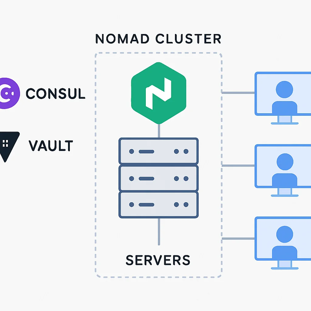 HashiCorp Nomad architecture diagram