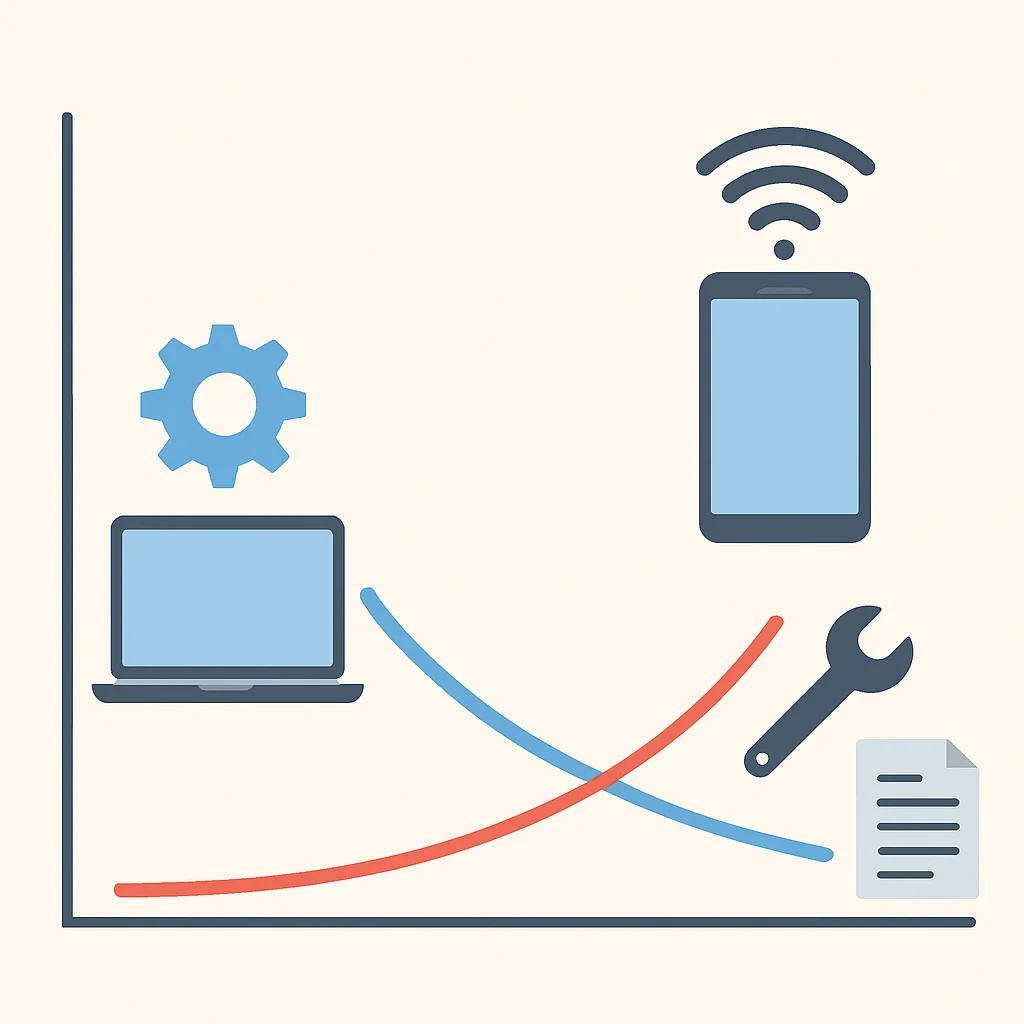 Tech Skill Obsolescence Curve Diagram