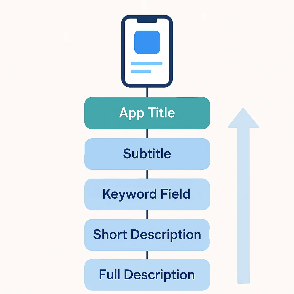 Keyword importance hierarchy in ASO