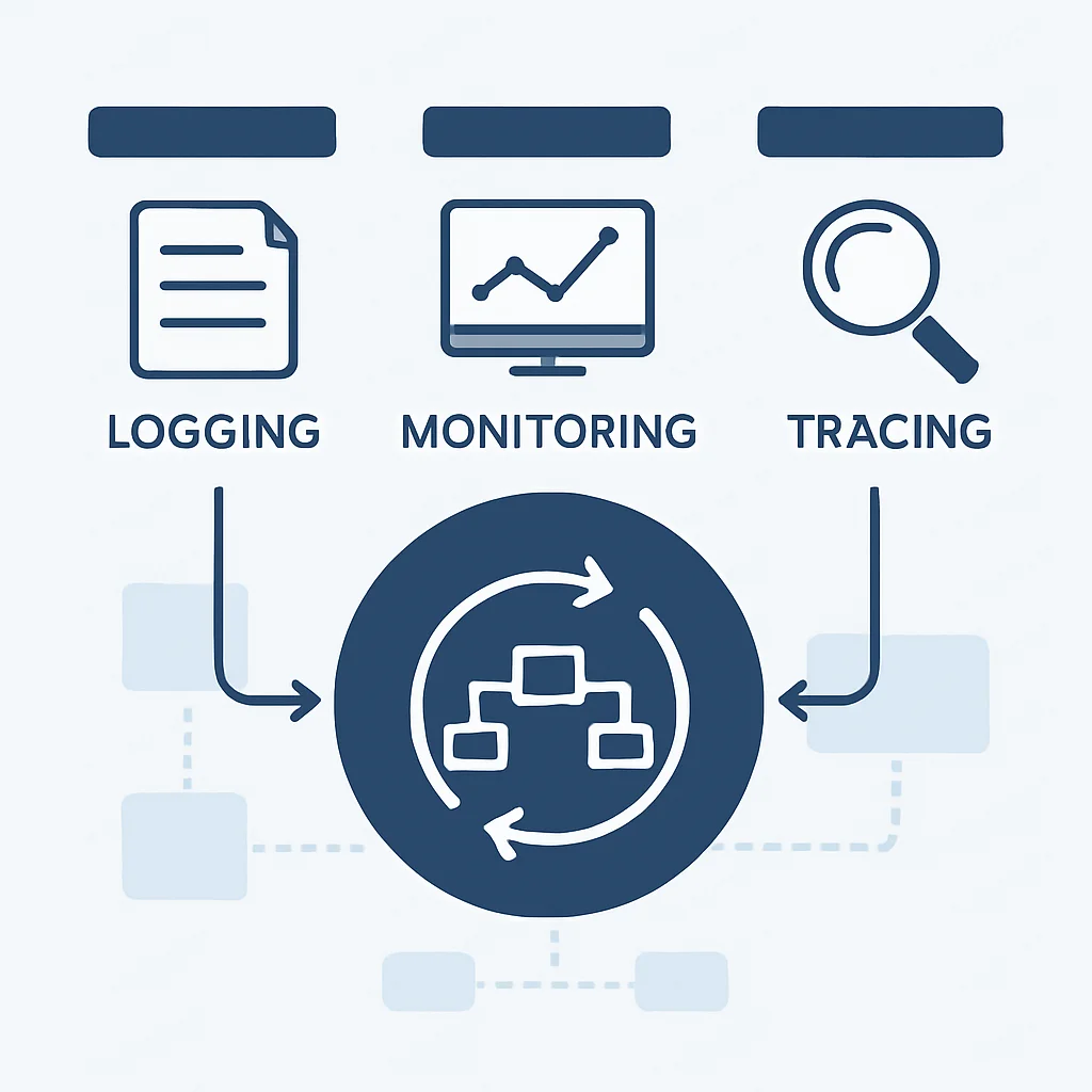 Observability pillars in microservices