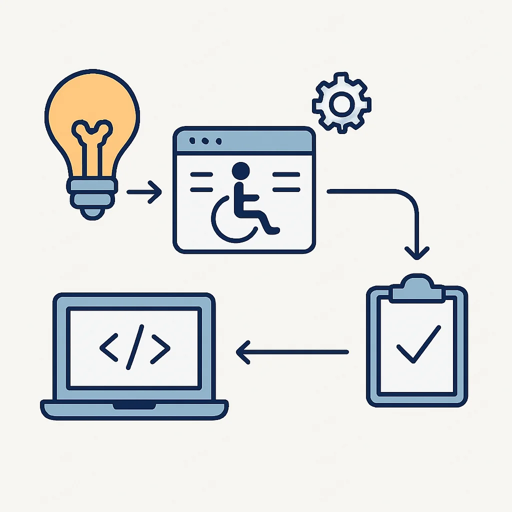 Accessibility workflow in app development