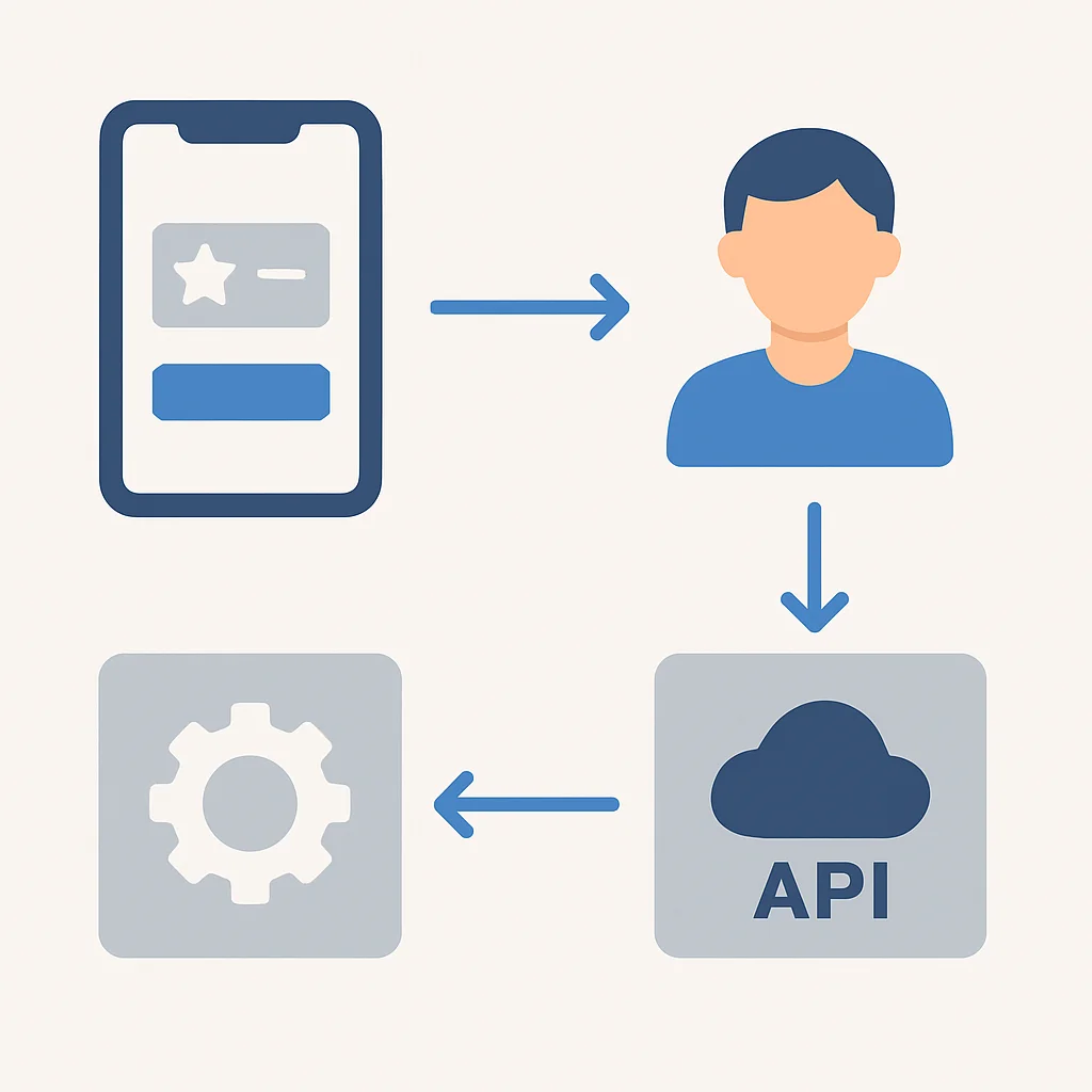 In-app review prompt implementation flowchart