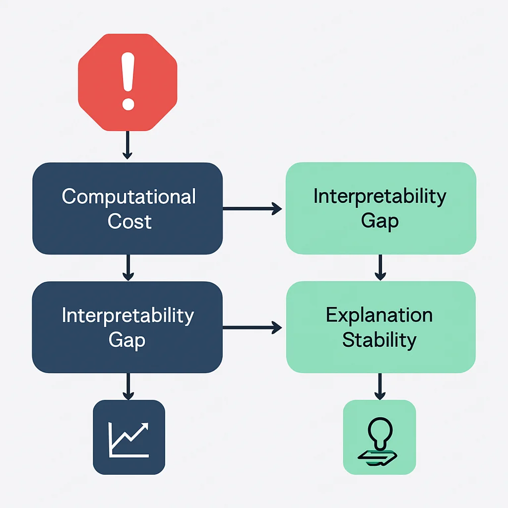 XAI implementation challenges and solutions flowchart